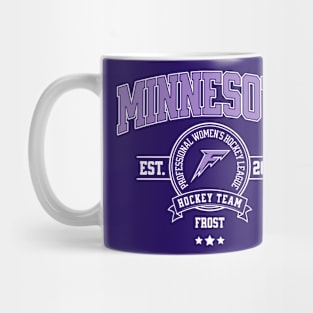 Minnesota Frost Hockey Team Retro Logo Mug